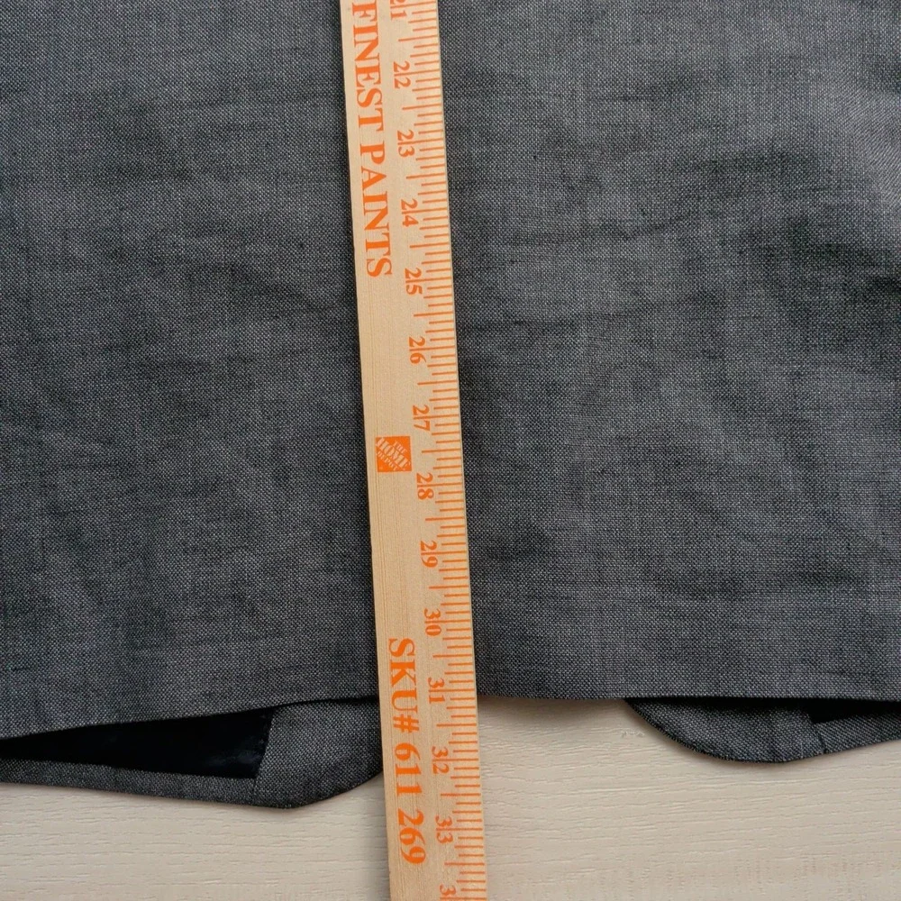 J Crew Ludlow Blazer Sport Coat‎ Mens 40R Linen Wool Blend Gray Suit Jacket